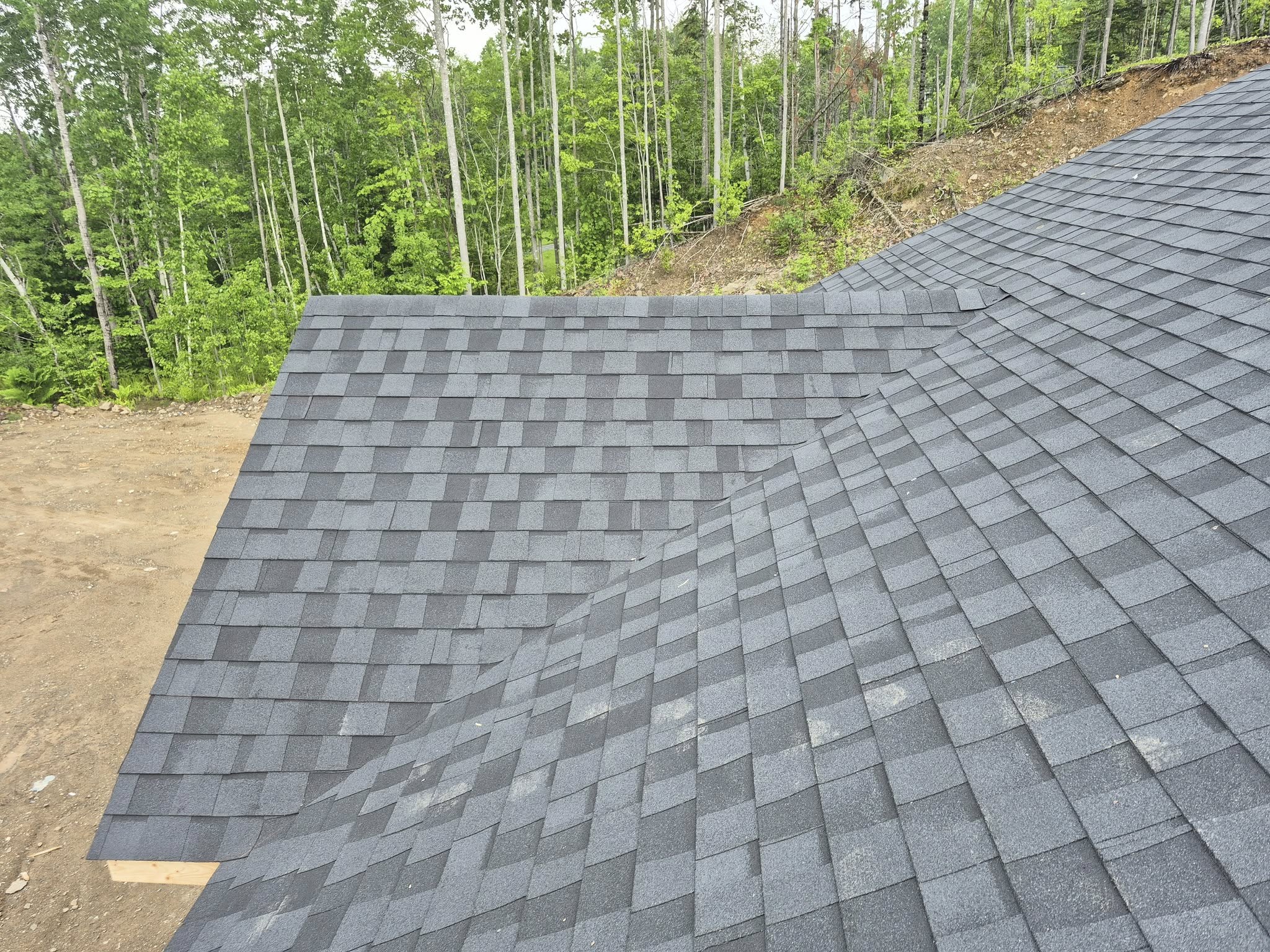 Completed roofing project